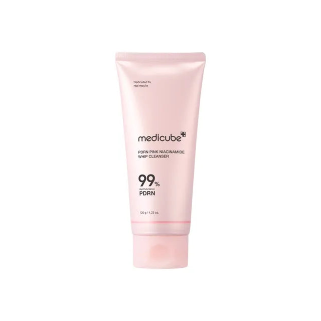 Medicube - PDRN Pink Niacinamide Whip Cleanser - Mousse nettoyante rose au PDRN et à la niacinamide