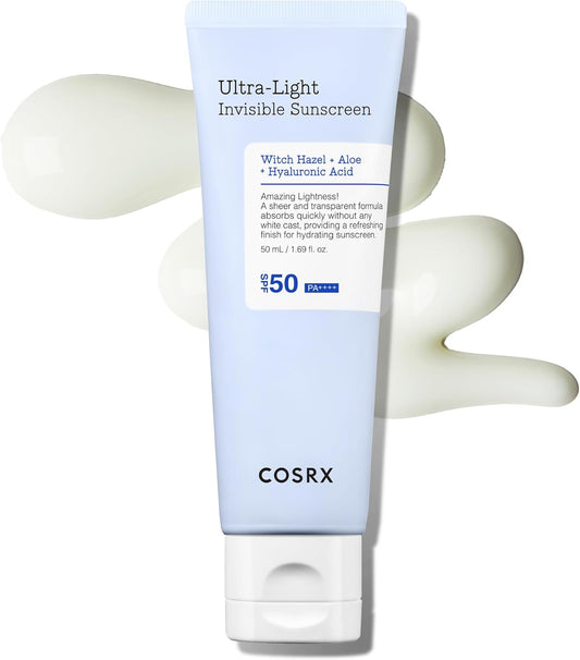 Cosrx Ultra-Light Invisible Sunscreen crème solaire ultra-légère visage et corps SPF 50+